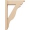 Ekena Millwork 5 1/2-in W x 16-in D x 24-in H Funston Trad Rough Cedar Woodgrain TimberThane Outlooker, Primed Tan OUTUR055X16X24FST04RCPR - alternate 4